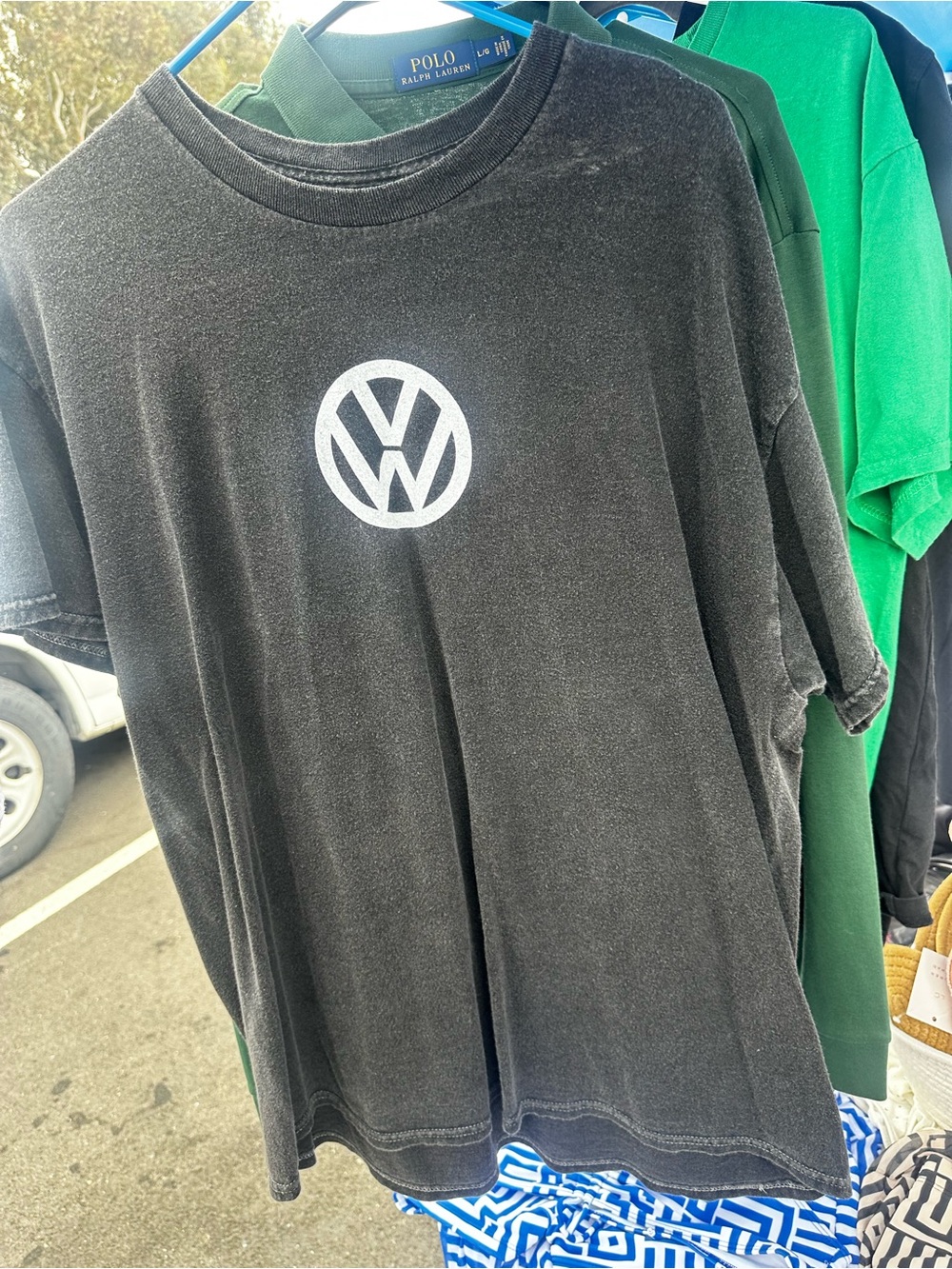 Volkswagen Black Short Sleeve Logo T-Shirt